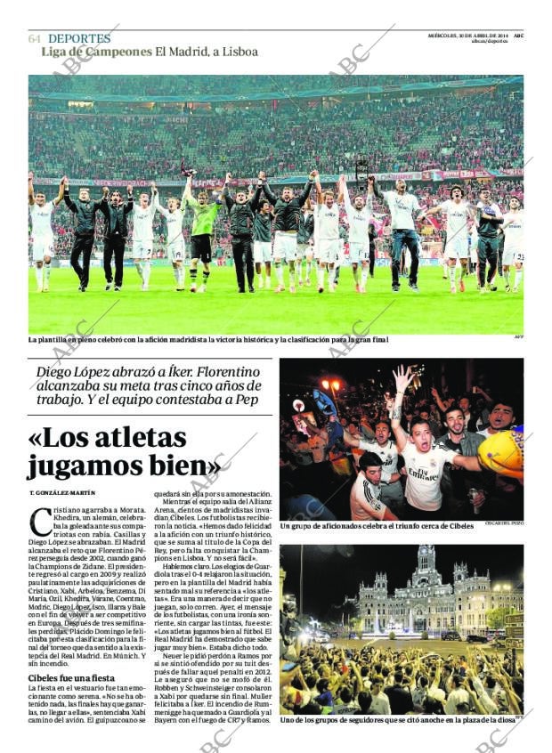 ABC MADRID 30-04-2014 página 64