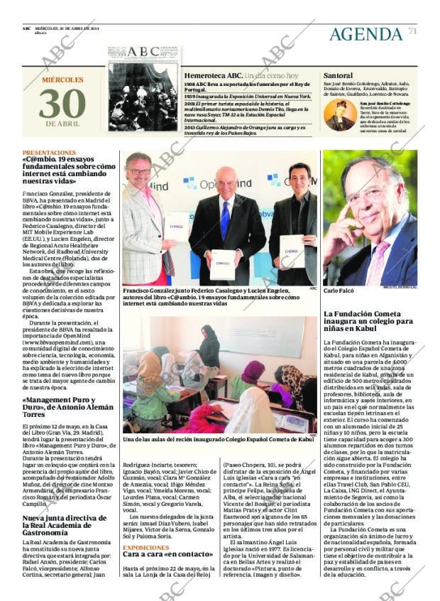 ABC MADRID 30-04-2014 página 71