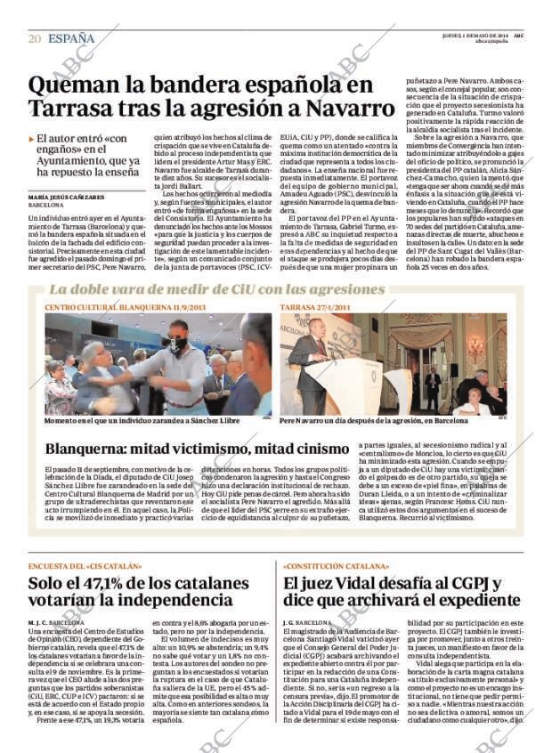 ABC MADRID 01-05-2014 página 20