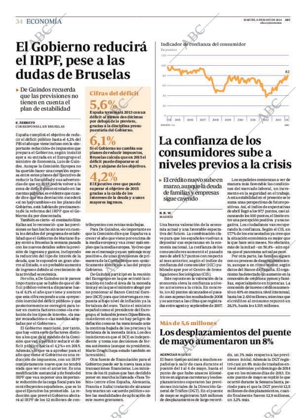 ABC MADRID 06-05-2014 página 34