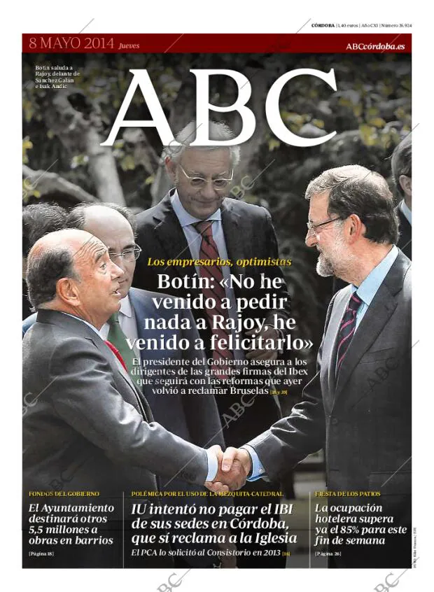 ABC CORDOBA 08-05-2014 página 1