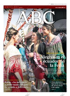 ABC SEVILLA 08-05-2014 página 1