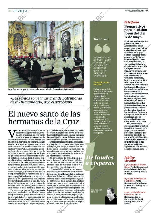 ABC SEVILLA 08-05-2014 página 44