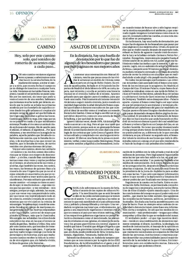 ABC SEVILLA 10-05-2014 página 16