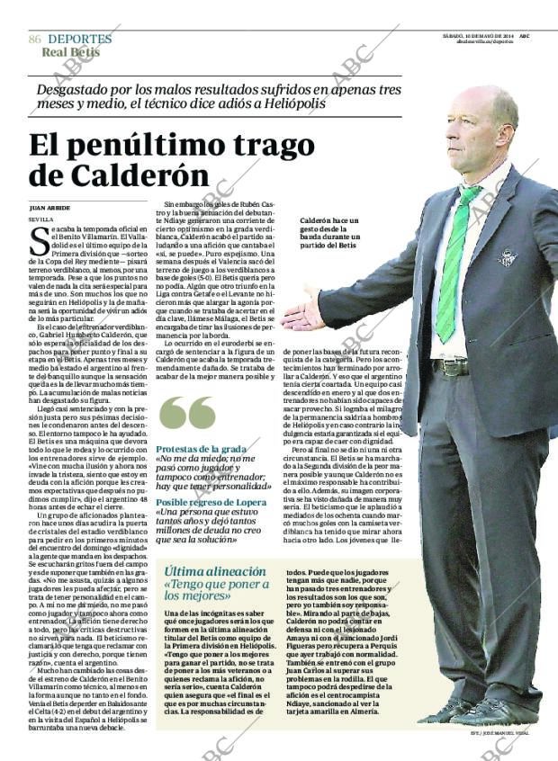 ABC SEVILLA 10-05-2014 página 86