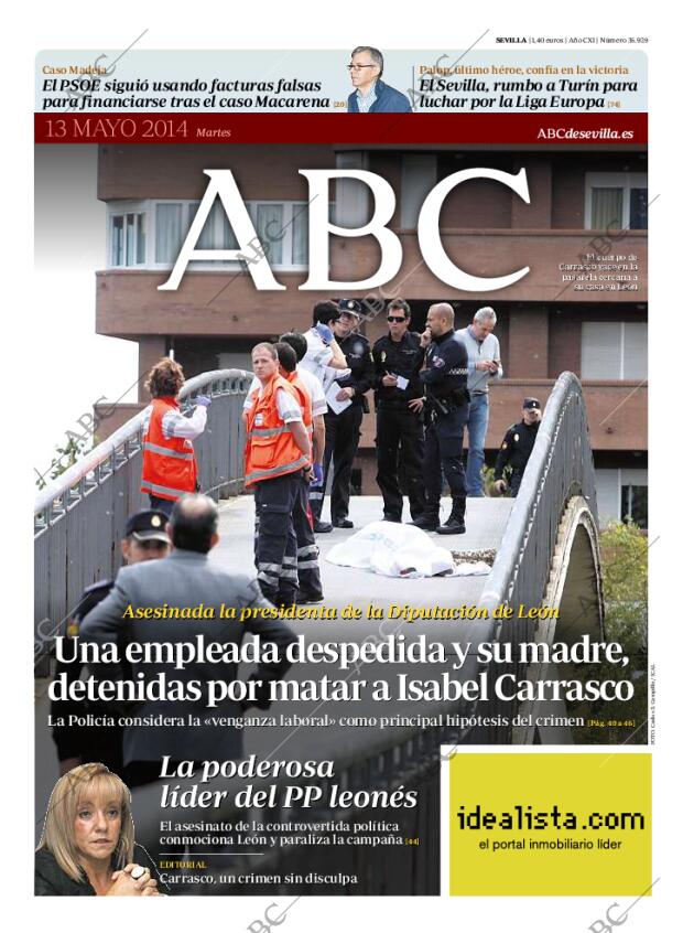 ABC SEVILLA 13-05-2014 página 1