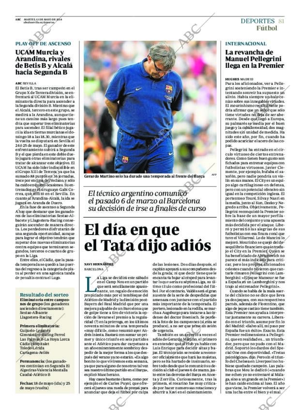 ABC SEVILLA 13-05-2014 página 85