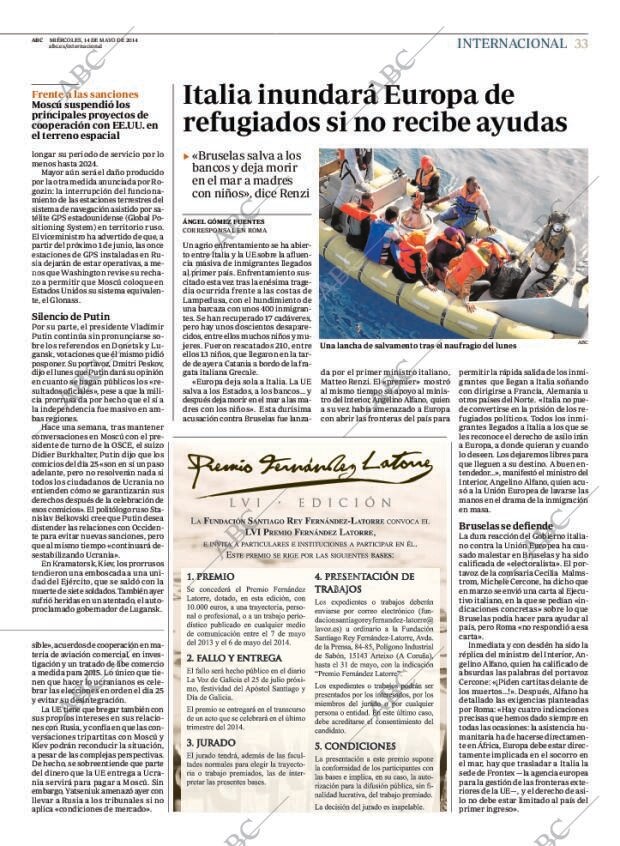 ABC MADRID 14-05-2014 página 33