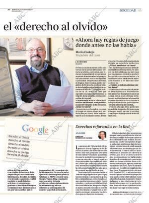 ABC MADRID 14-05-2014 página 45