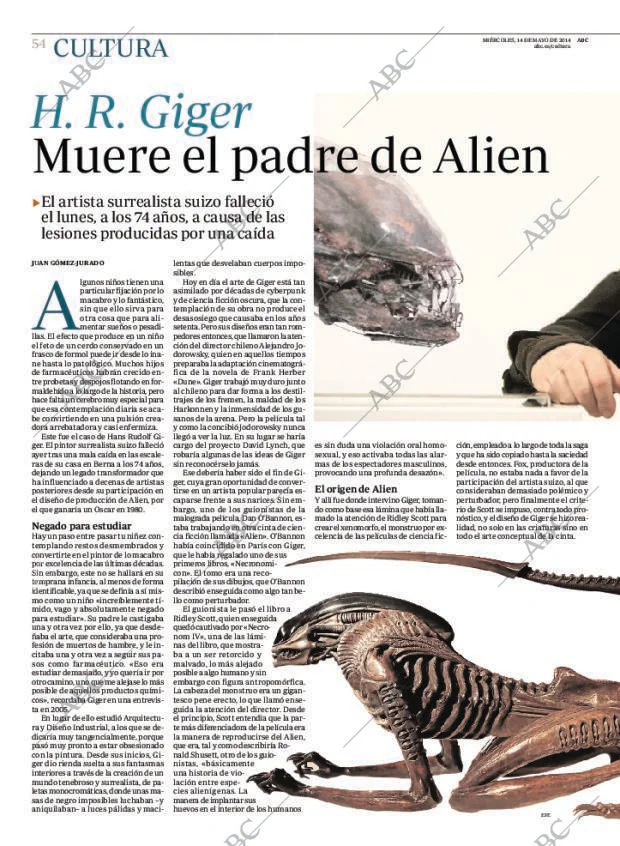 ABC MADRID 14-05-2014 página 54