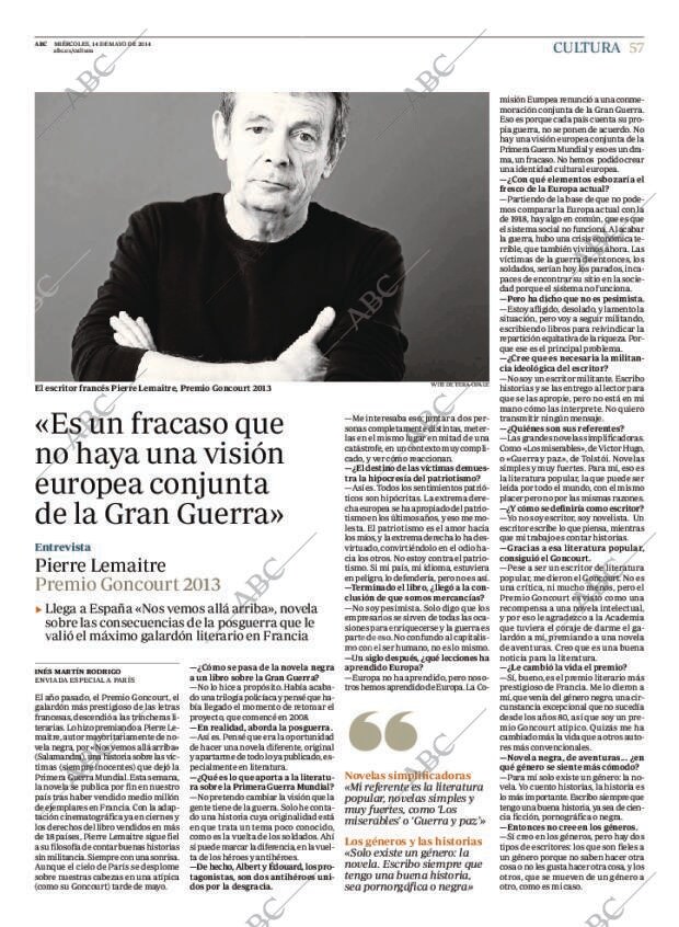 ABC MADRID 14-05-2014 página 57