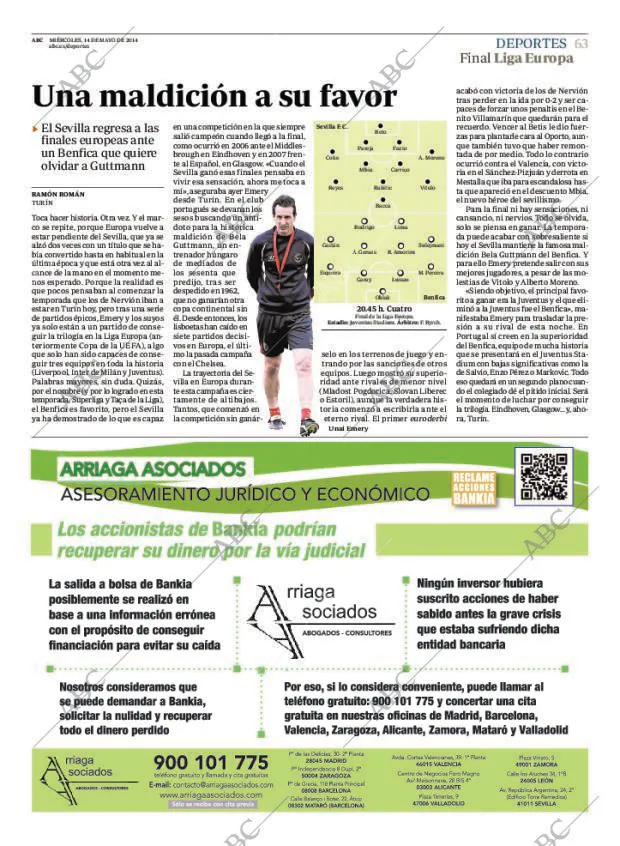 ABC MADRID 14-05-2014 página 63