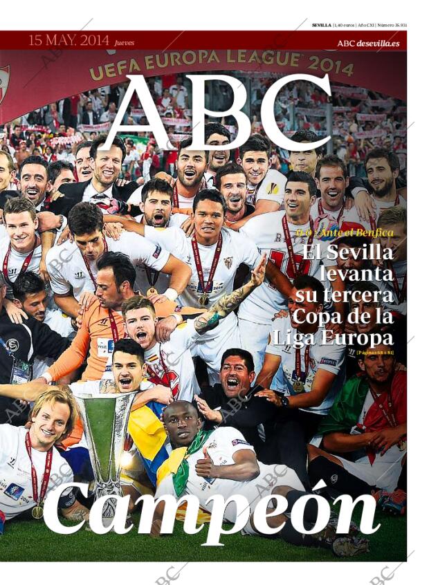 ABC SEVILLA 15-05-2014 página 1