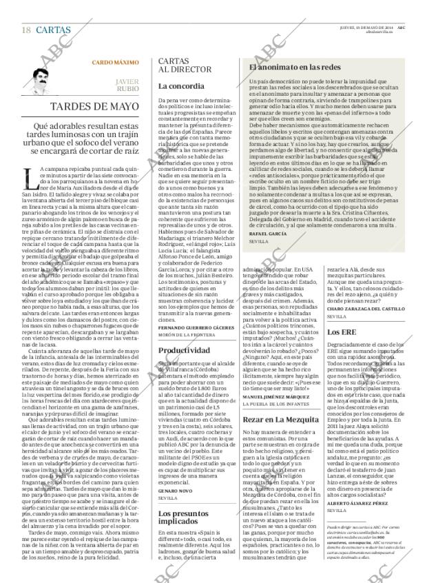 ABC SEVILLA 15-05-2014 página 18