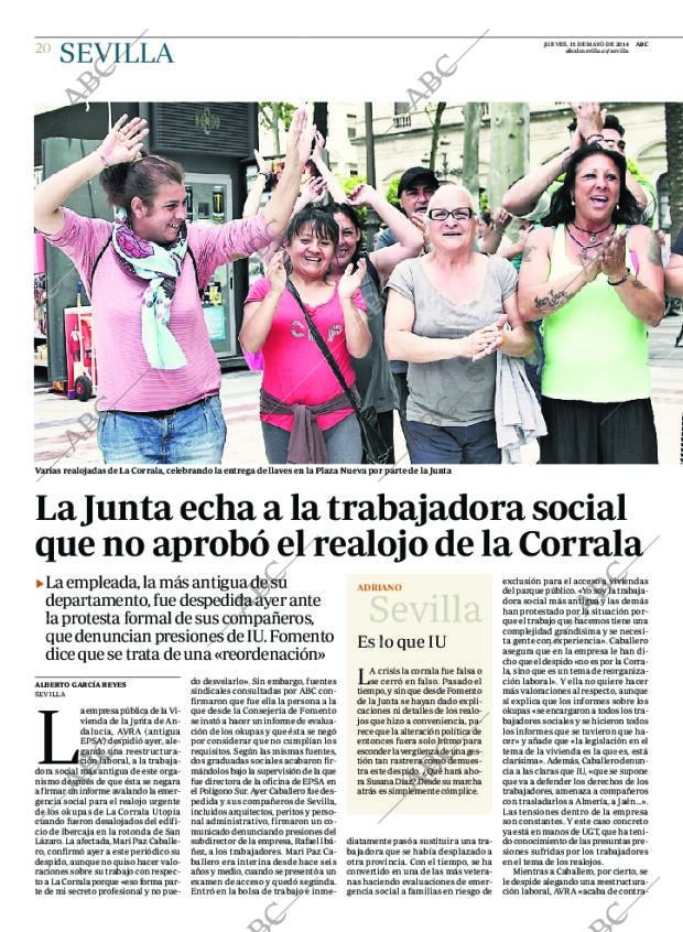 ABC SEVILLA 15-05-2014 página 20