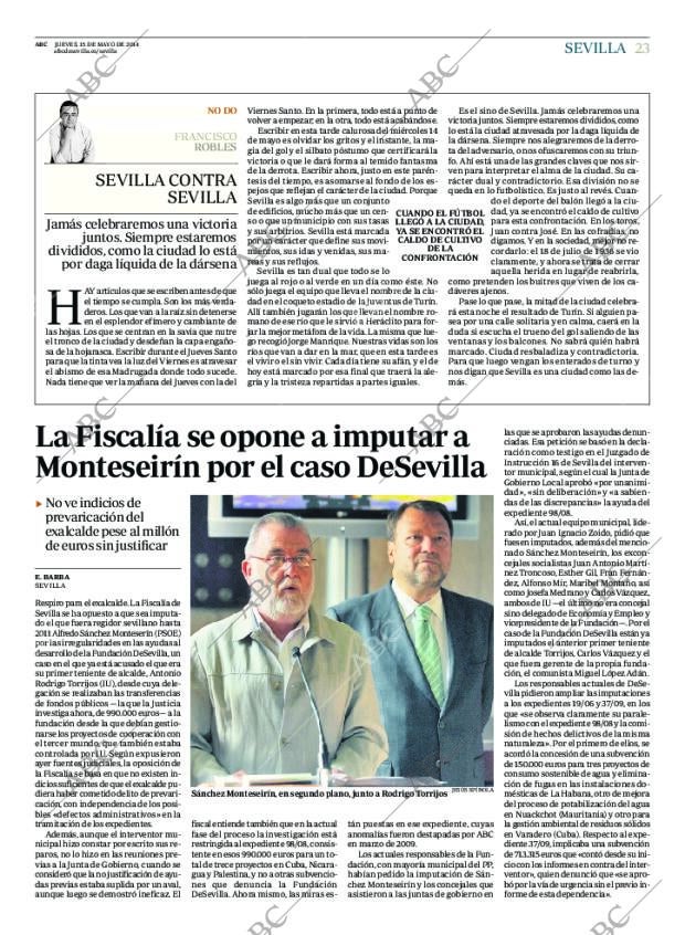 ABC SEVILLA 15-05-2014 página 23