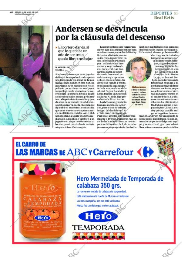 ABC SEVILLA 15-05-2014 página 85