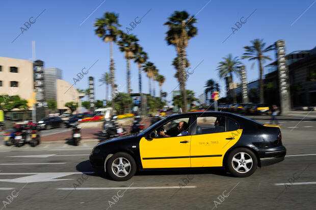 Taxis en Barcelona en torno a la Villa Olímpica