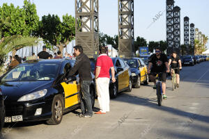 Taxis en Barcelona en torno a la Villa Olímpica