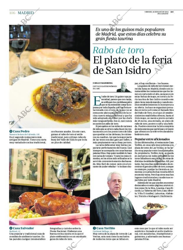 ABC MADRID 16-05-2014 página 106