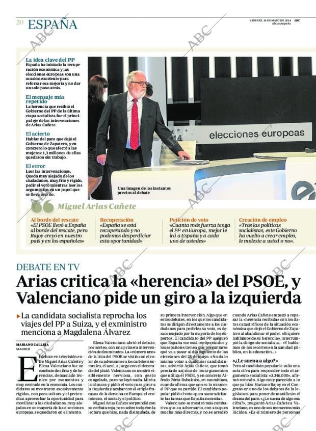 ABC MADRID 16-05-2014 página 20