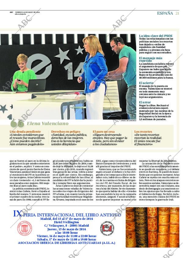 ABC MADRID 16-05-2014 página 21