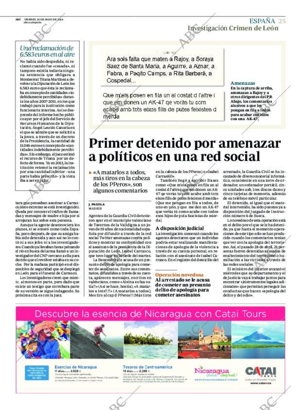 ABC MADRID 16-05-2014 página 25