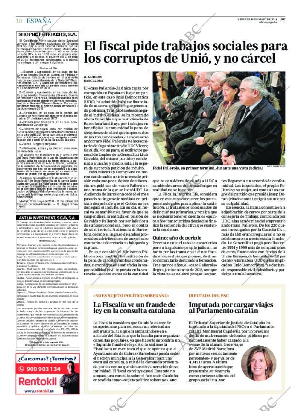 ABC MADRID 16-05-2014 página 30
