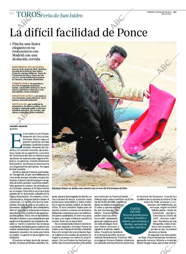 ABC MADRID 16-05-2014 página 60
