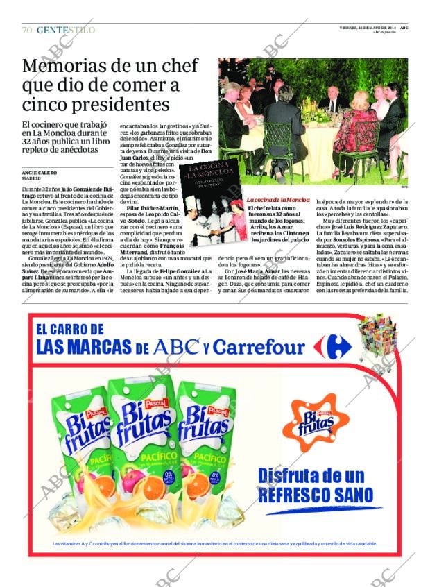 ABC MADRID 16-05-2014 página 70
