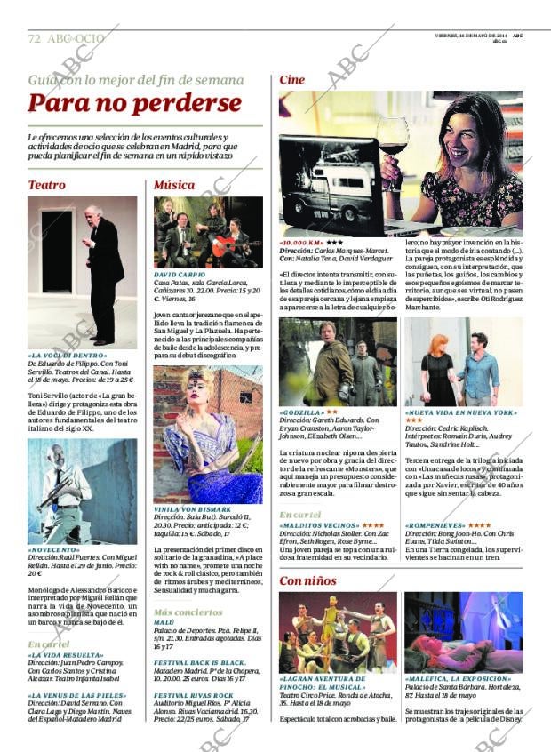ABC MADRID 16-05-2014 página 72