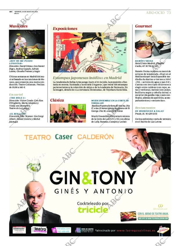 ABC MADRID 16-05-2014 página 73