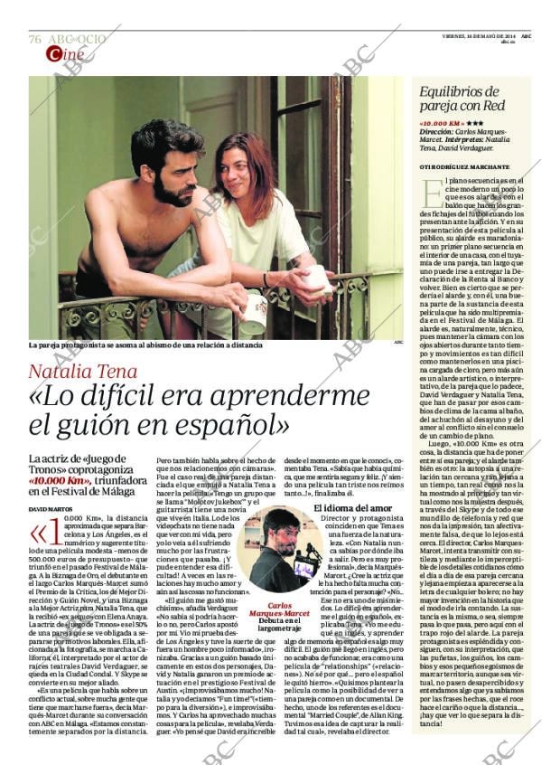 ABC MADRID 16-05-2014 página 76
