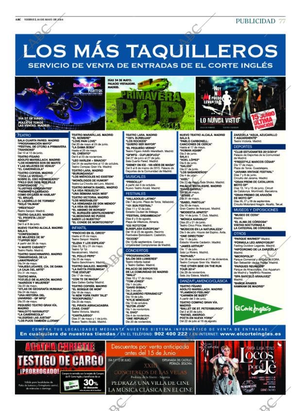 ABC MADRID 16-05-2014 página 77
