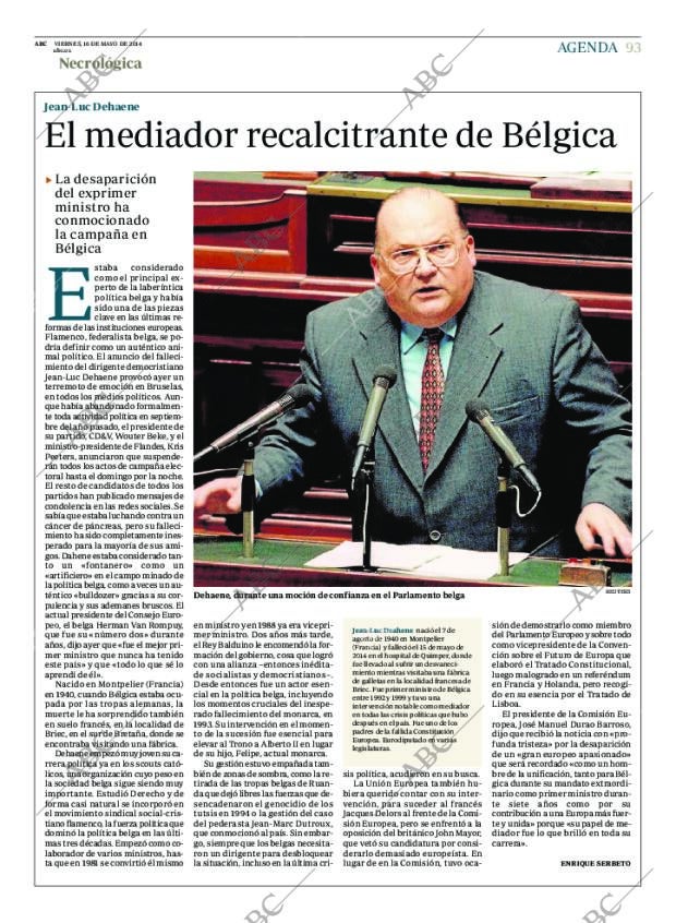 ABC MADRID 16-05-2014 página 93