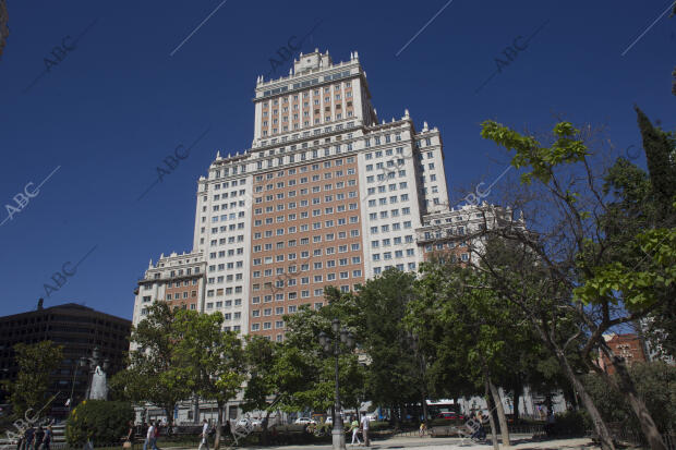 Torre España en plaza de Espaã±a Foto, Isabel Permuy Archdc