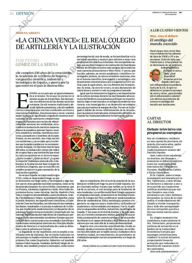 ABC MADRID 17-05-2014 página 16