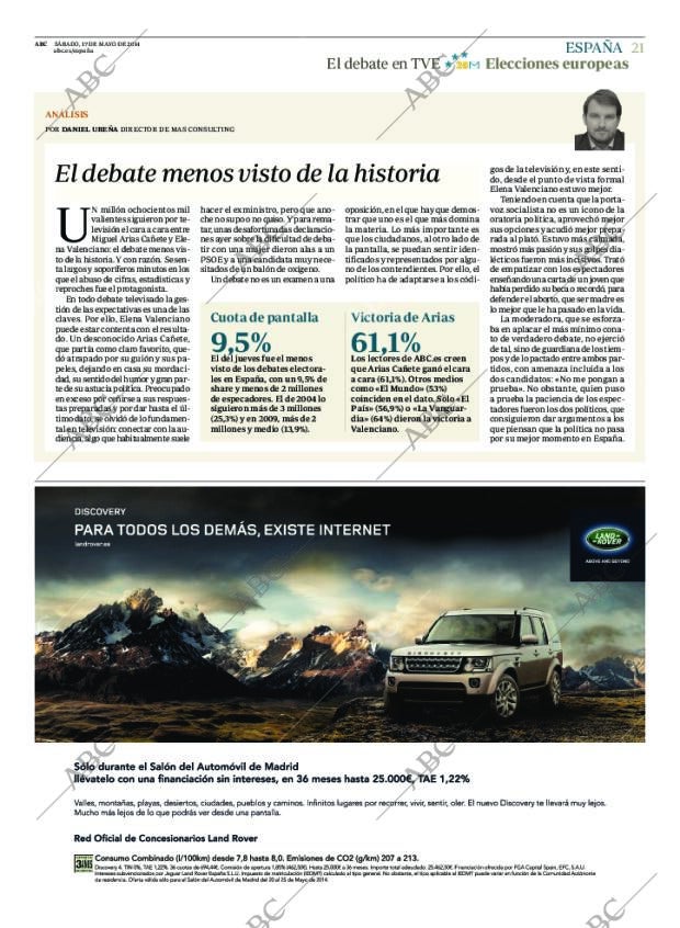 ABC MADRID 17-05-2014 página 21