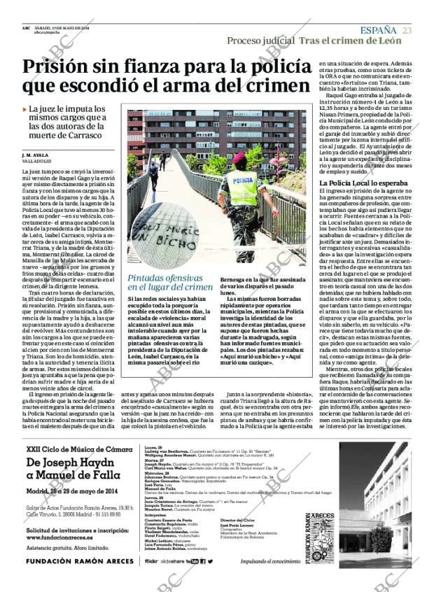 ABC MADRID 17-05-2014 página 23