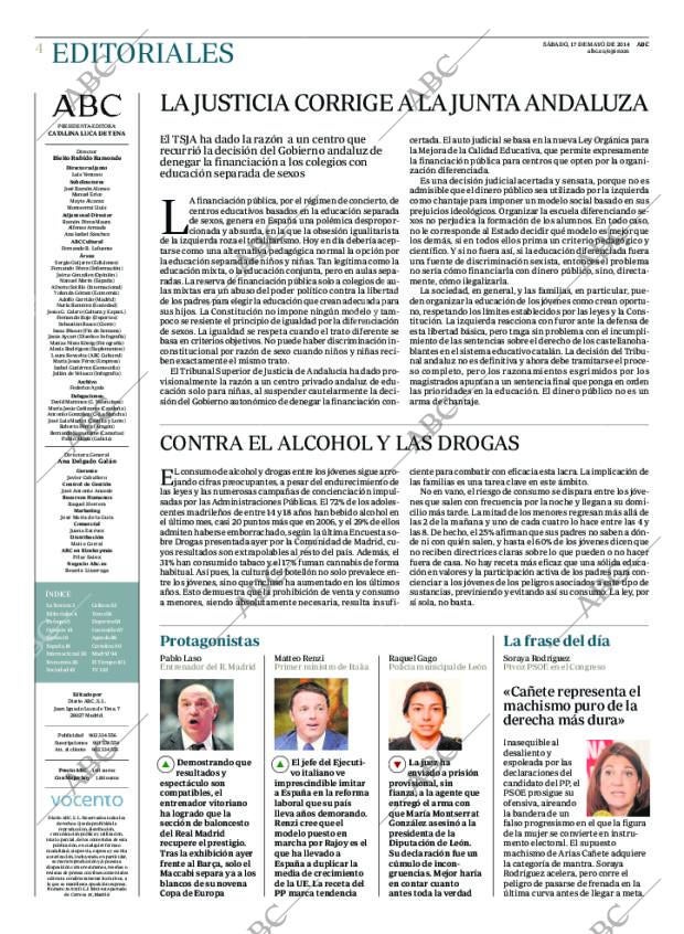 ABC MADRID 17-05-2014 página 4