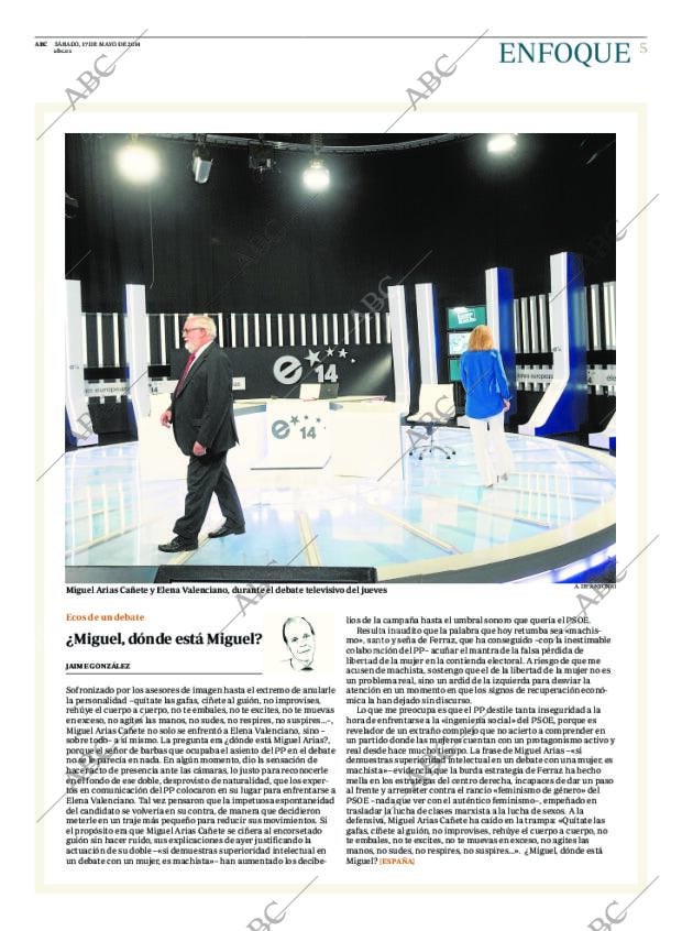 ABC MADRID 17-05-2014 página 5