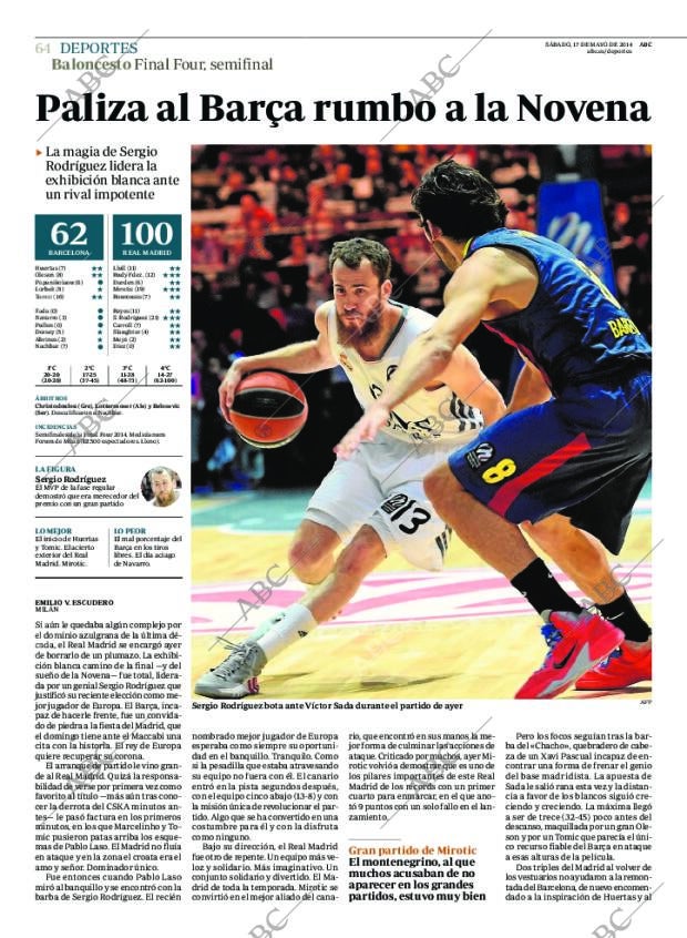 ABC MADRID 17-05-2014 página 64