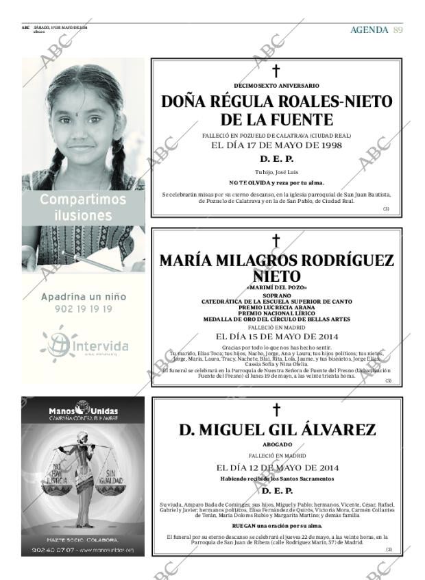 ABC MADRID 17-05-2014 página 89