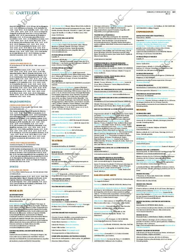 ABC MADRID 17-05-2014 página 92