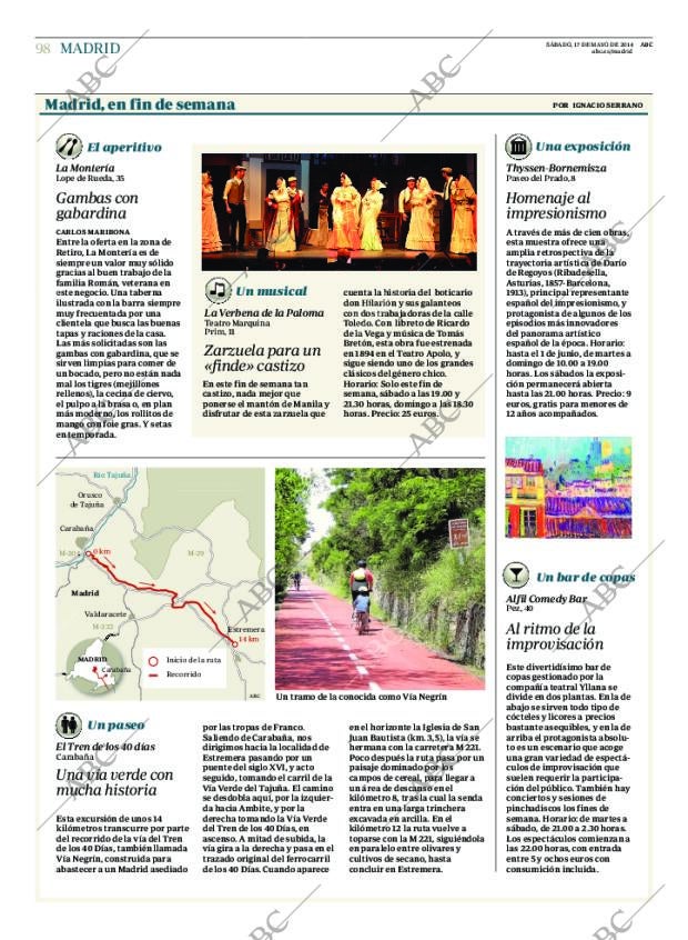 ABC MADRID 17-05-2014 página 98