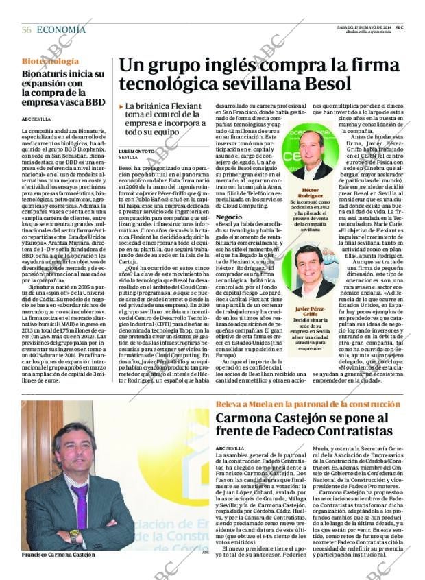 ABC SEVILLA 17-05-2014 página 56