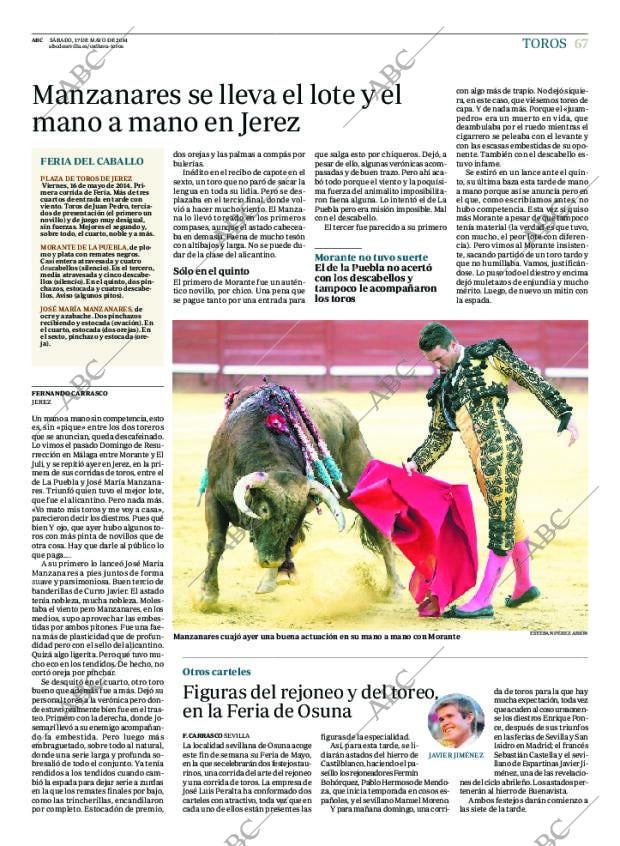ABC SEVILLA 17-05-2014 página 67