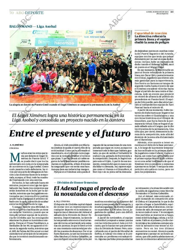 ABC CORDOBA 19-05-2014 página 70