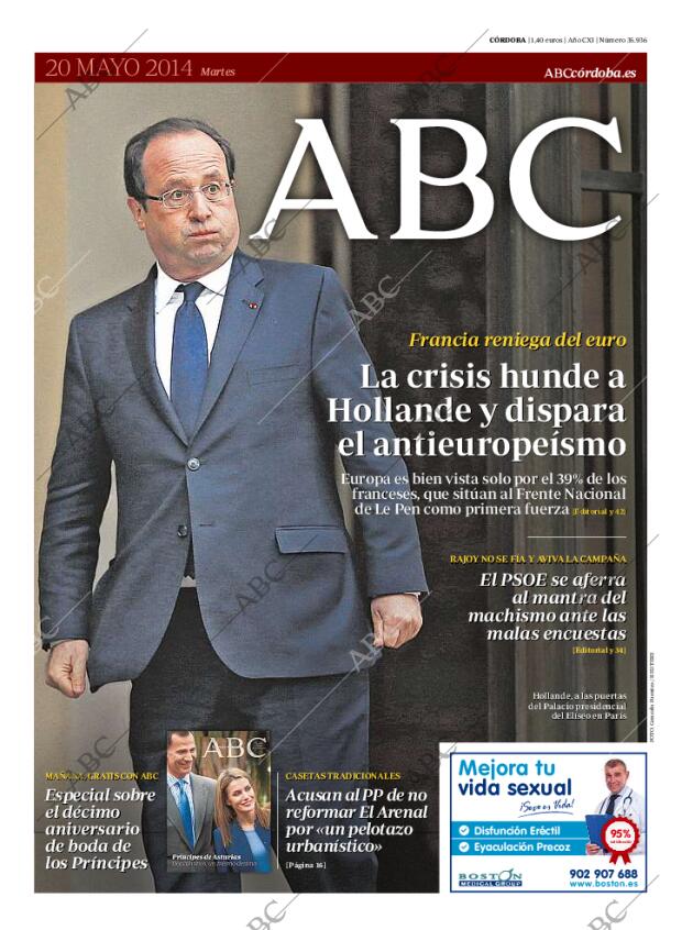 ABC CORDOBA 20-05-2014 página 1
