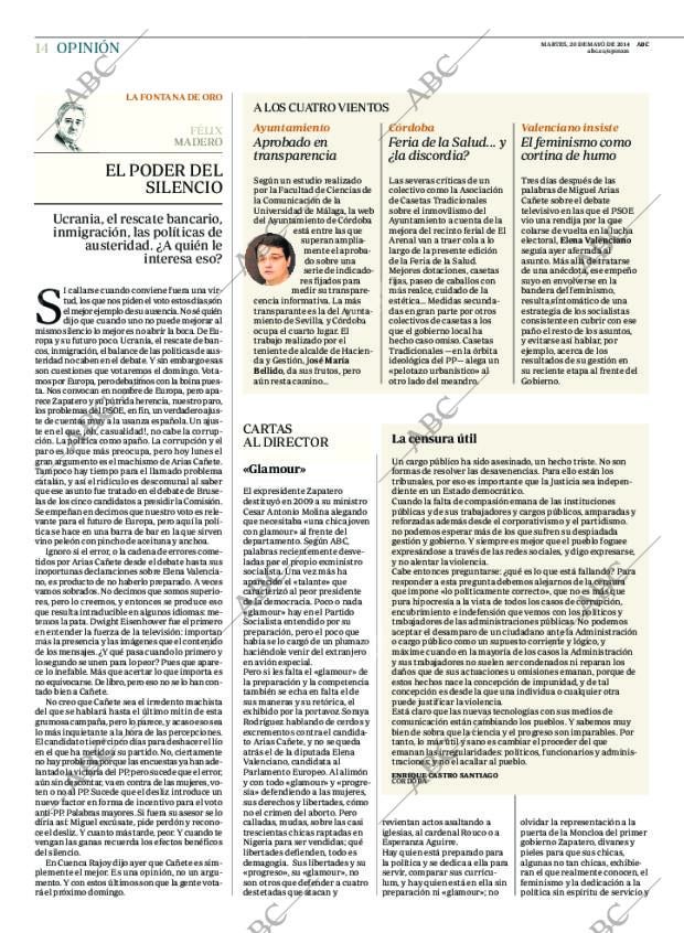 ABC CORDOBA 20-05-2014 página 14